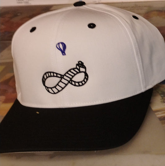 Infinite rollercoaster hat white